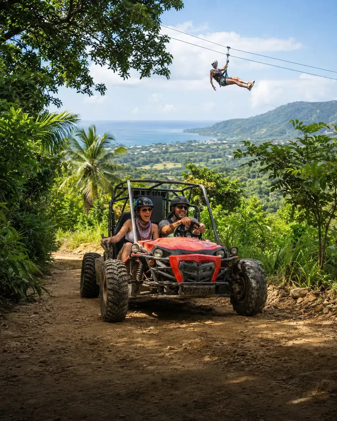 Buggy and zipline adventures in Punta Cana