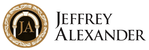 Logo with a circular emblem containing