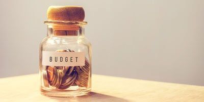 Glass jar labeled 