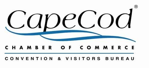 Cape Cod Chamber of Commerce logo with text: Cape Cod, Chamber of Commerce, Convention & Visitors Bureau.