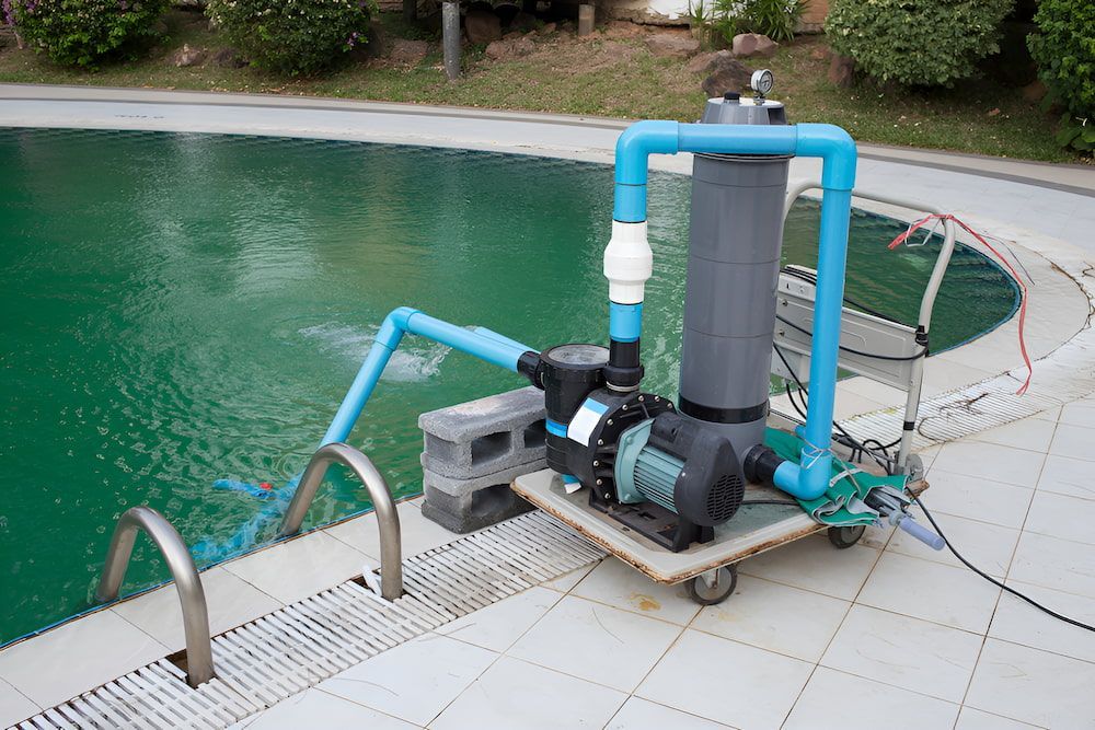 A Swimming Pool With Dab Pump —Jobec Pumps & Irrigation In Murwillumbah, NSW 