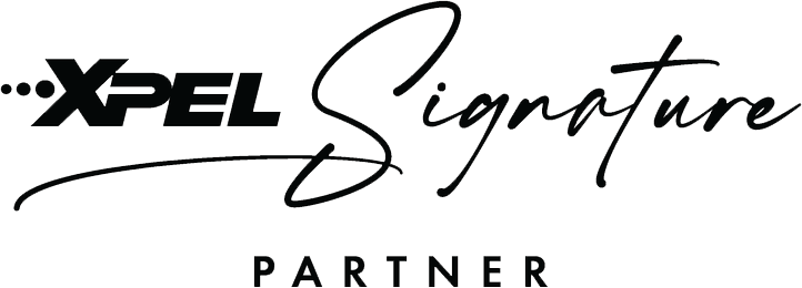 XPEL Signature Partner logo. Black text on white background.