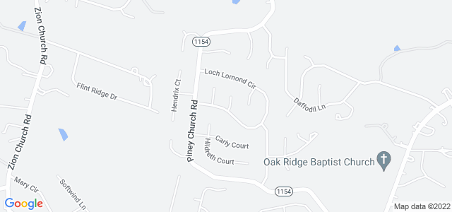 Map of business location