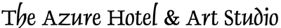 The Azure Hotel & Art Studio text in a script font.