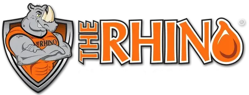 A logo for the rhino with a rhino on it
