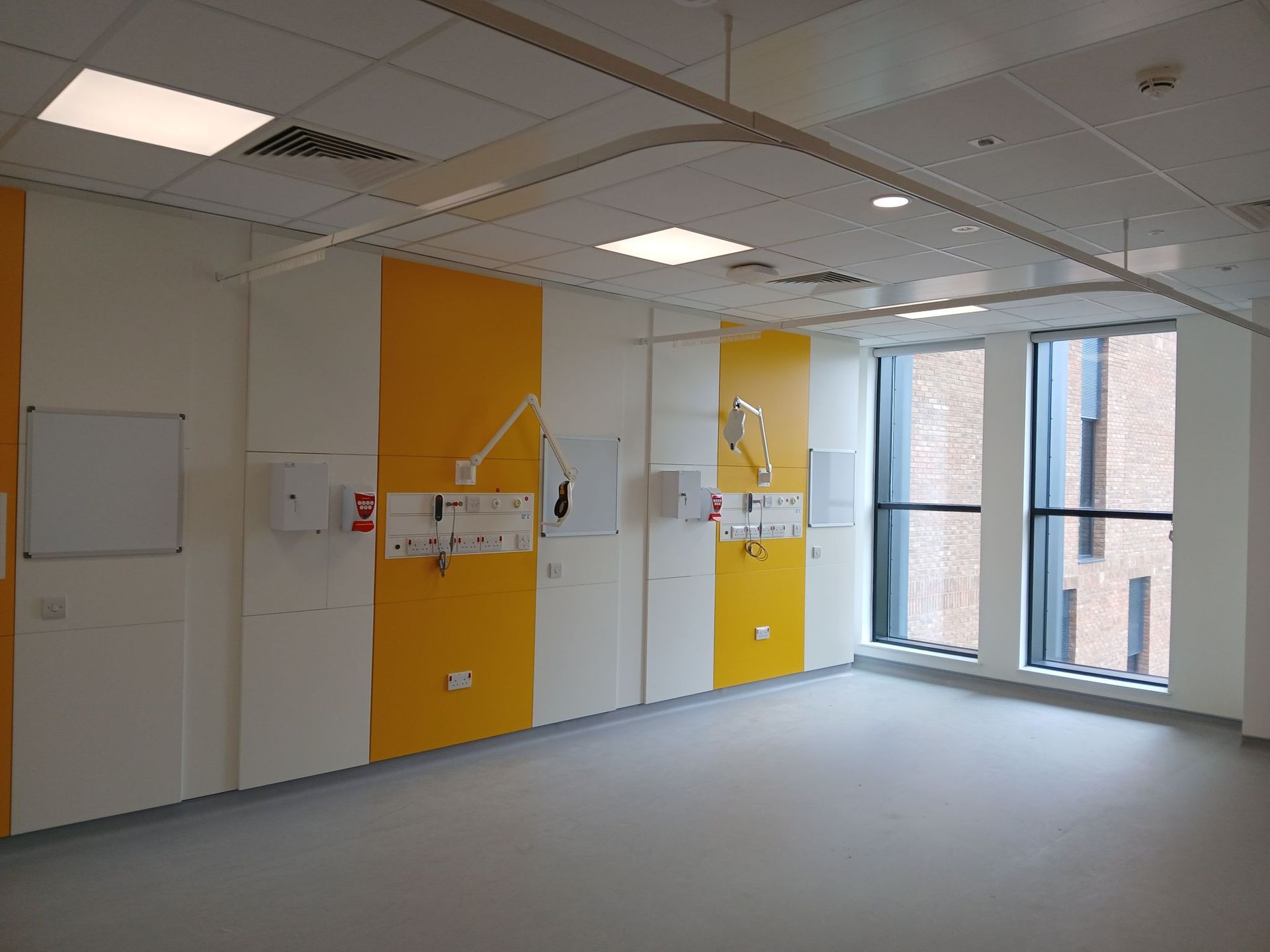 Client consultation room prepared for occupation 