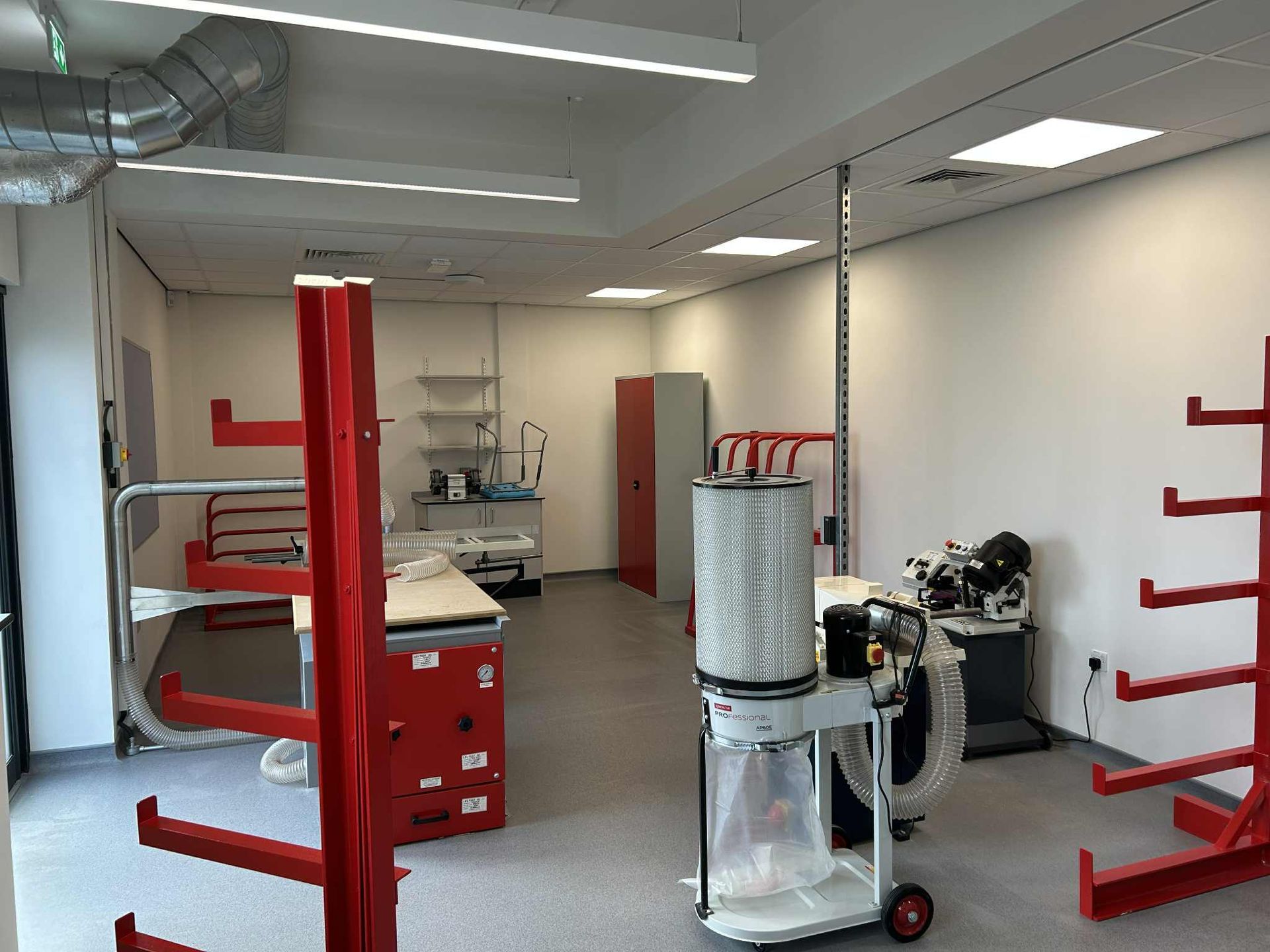 Builder clean completed in school plant room at Callerton Academy 