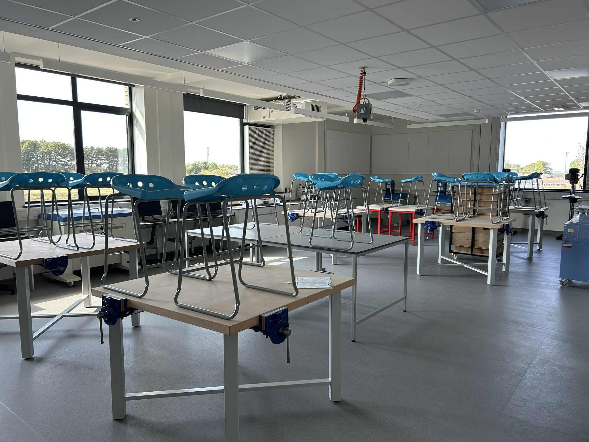 School classroom after sparkle clean at Callerton Academy