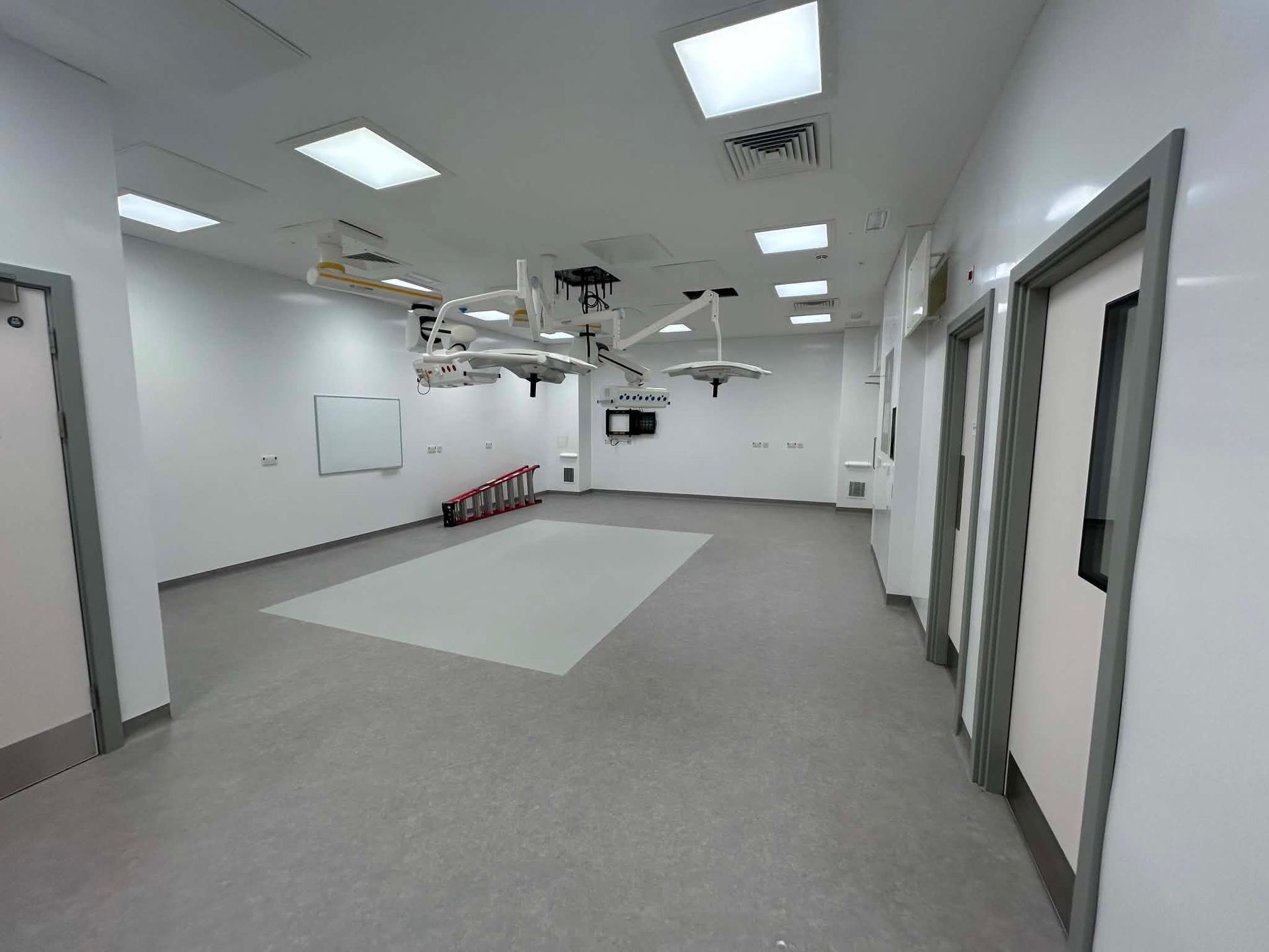 Clinical treatment suite following final sparkle clean