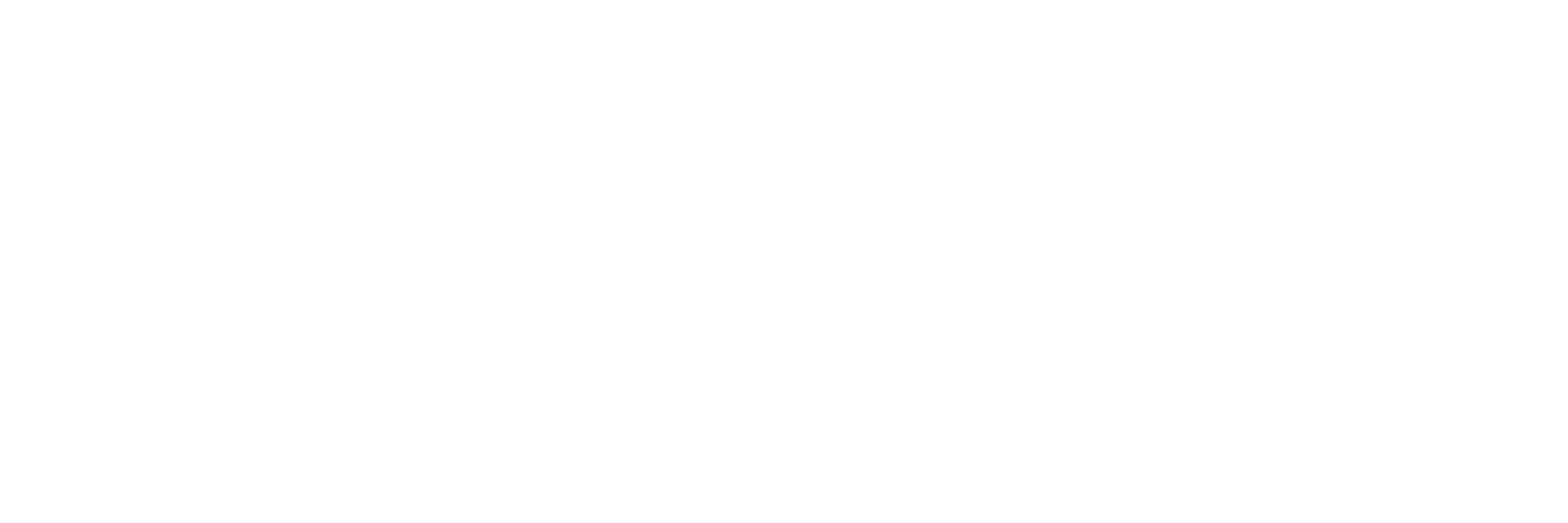 Mostly blank white horizontal strip with faint gray marks near the top center