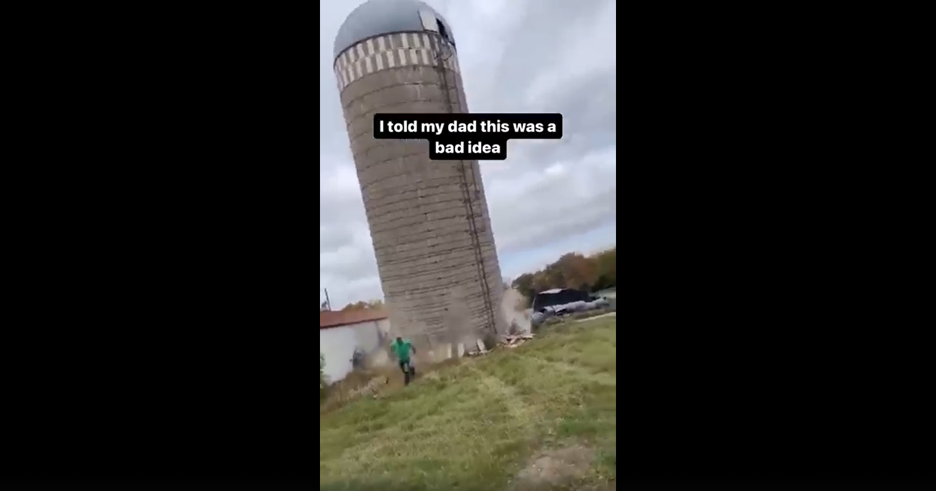 Poor Safety Measures At Grain Bin DEMOLITION Site Cause Major Accident?
