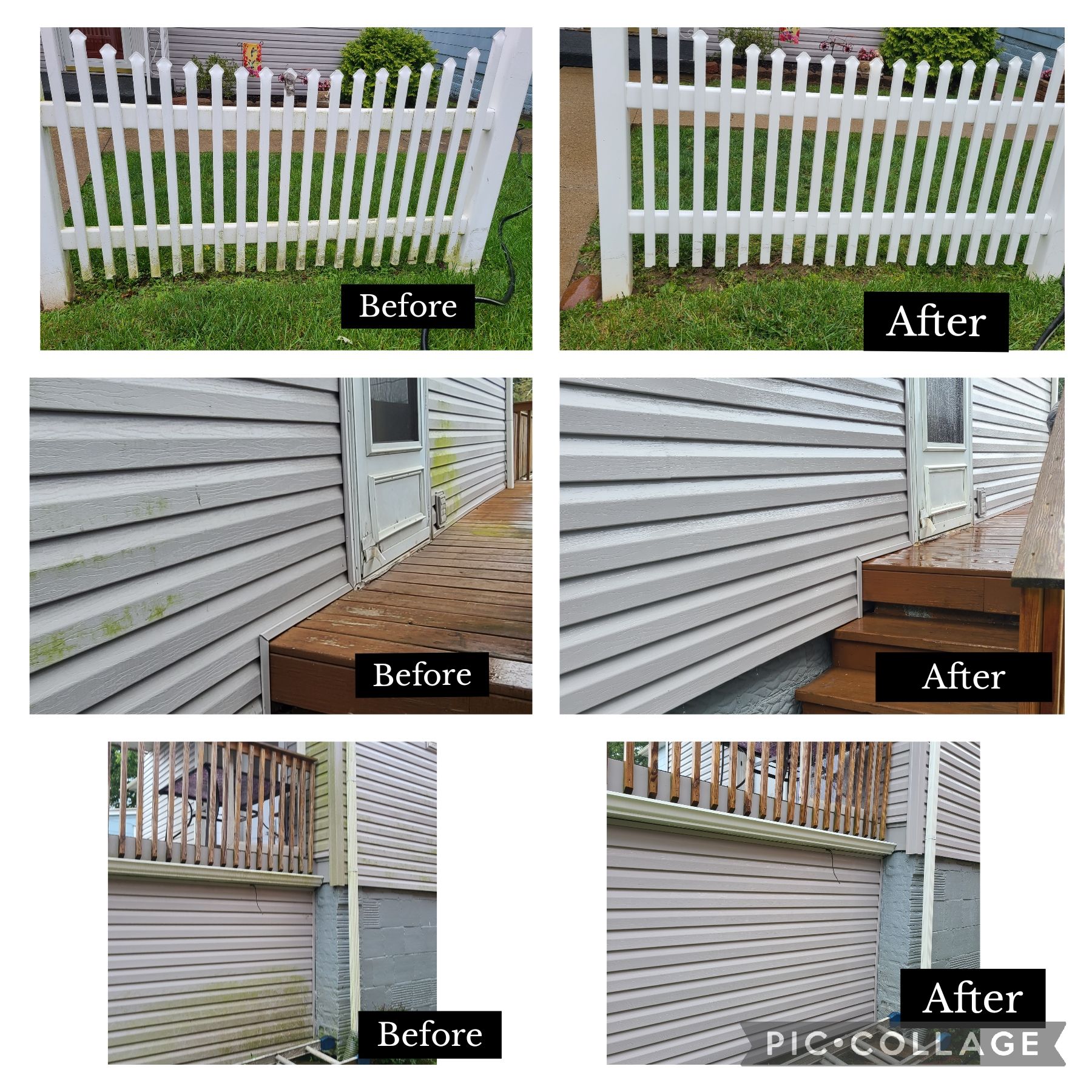Pressure Washing The House Side — Mingo Junction, OH — S&S Softwash LLC