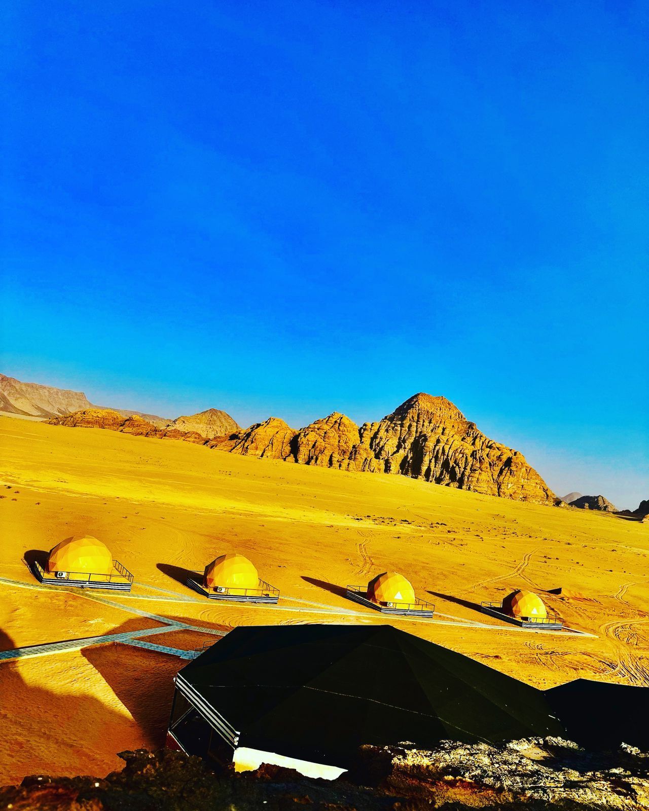 Mirage Camp private tents in Wadi Rum