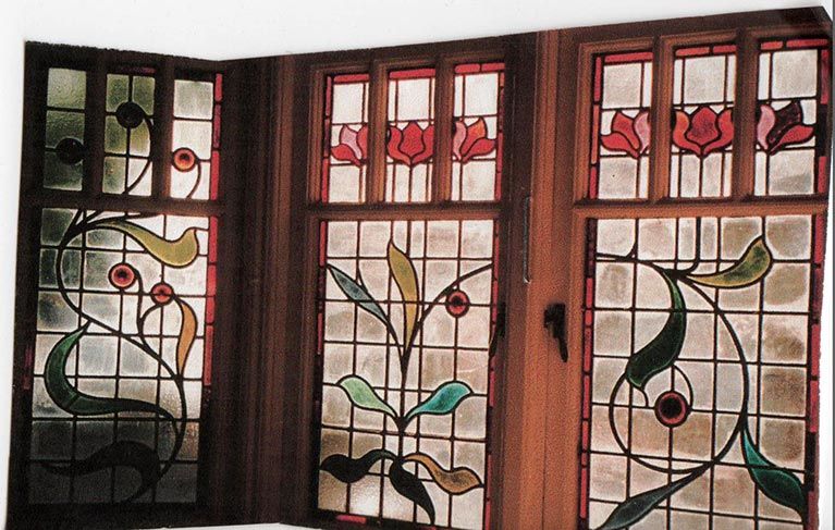 Flower and Ferns Design Leadlights — Sydney, NSW — Edwards Leadlights