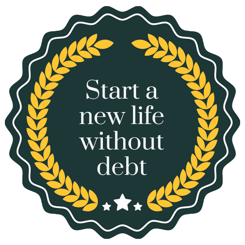 Start a new life without debt