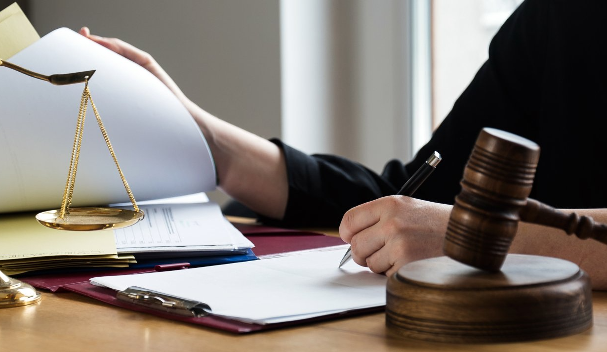 female lawyers working at the law firms.