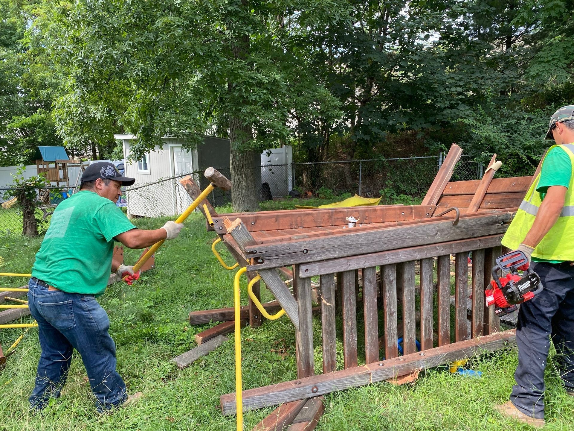 PLAYGROUND DEMO AND REMOVAL