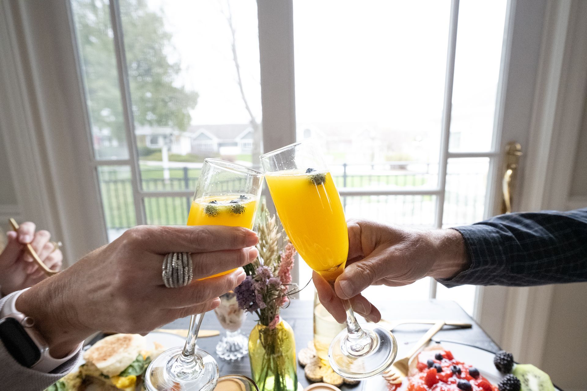 Mimosa toast