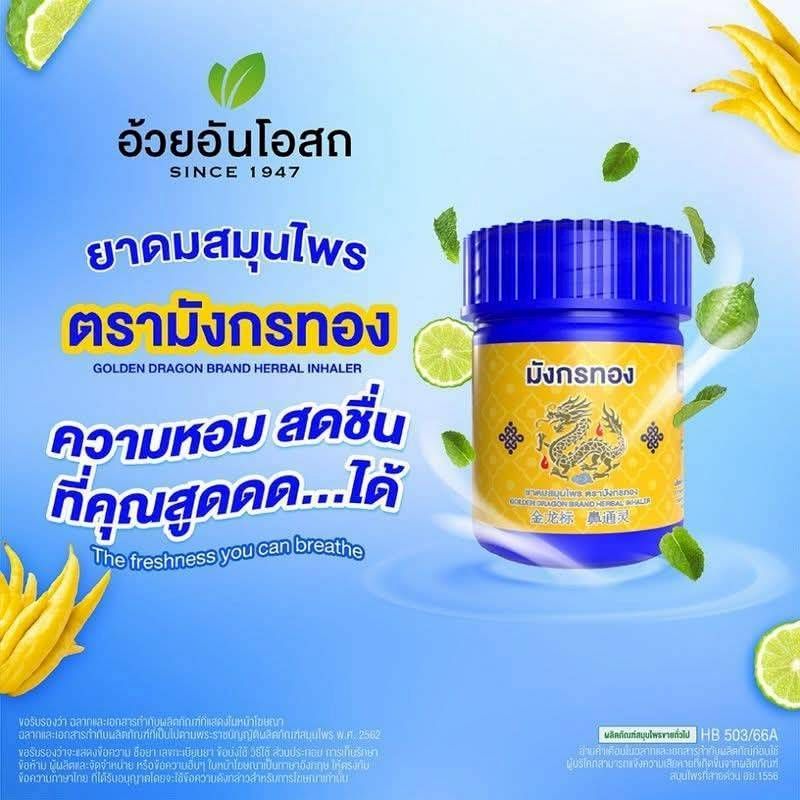 泰國金龍標草本吸入器 (3入組)