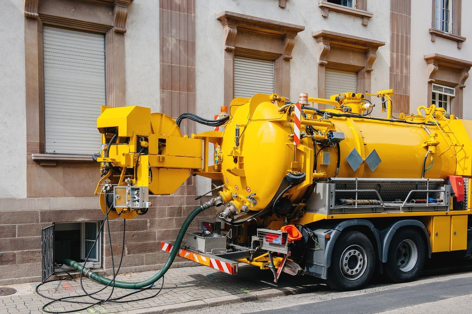 Vacuum Truck on Street — Gulfport, MS — Vacuum Services