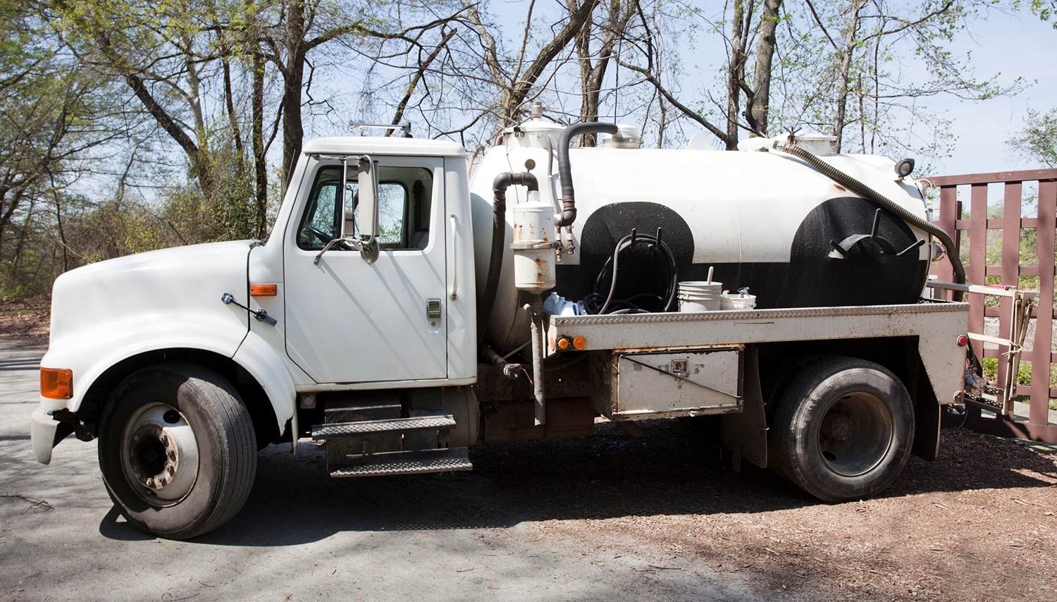 Vacuum Truck Parked on Street — Gulfport, MS — Vacuum Services
