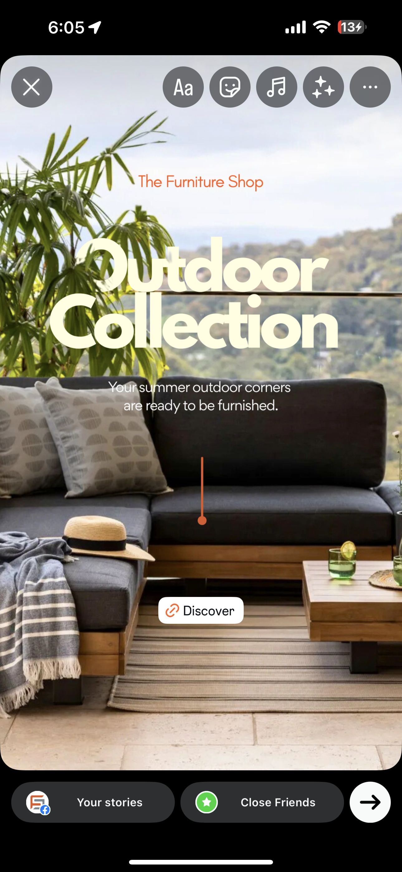 A screenshot of the outdoor collection app on a cell phone.