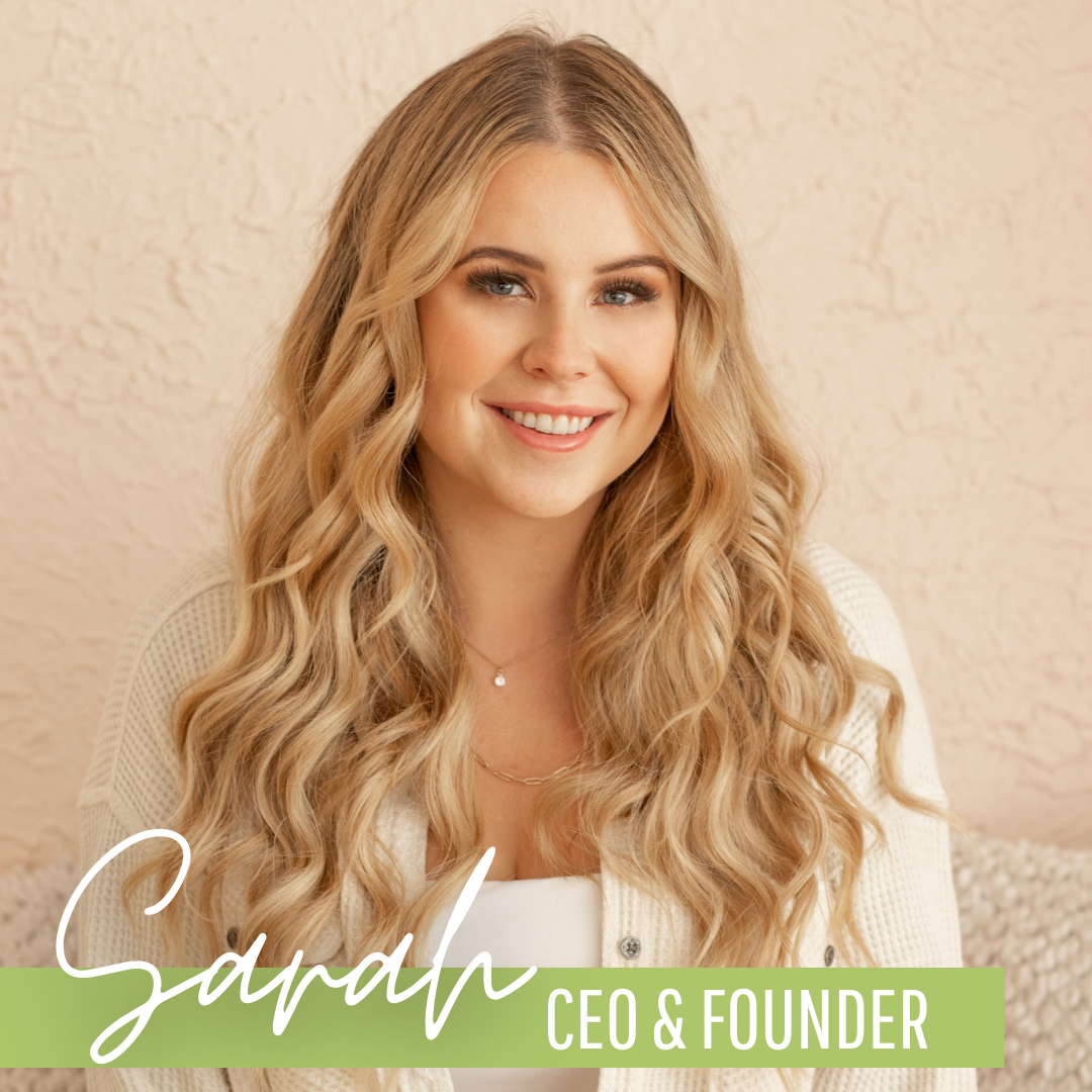 A picture of sarah ceo and founder