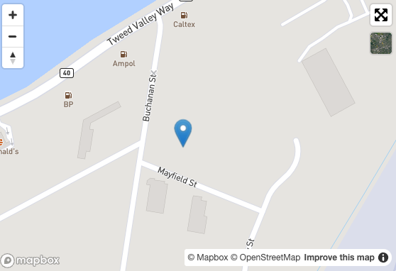 Zoomed in Map of Mayfield St
