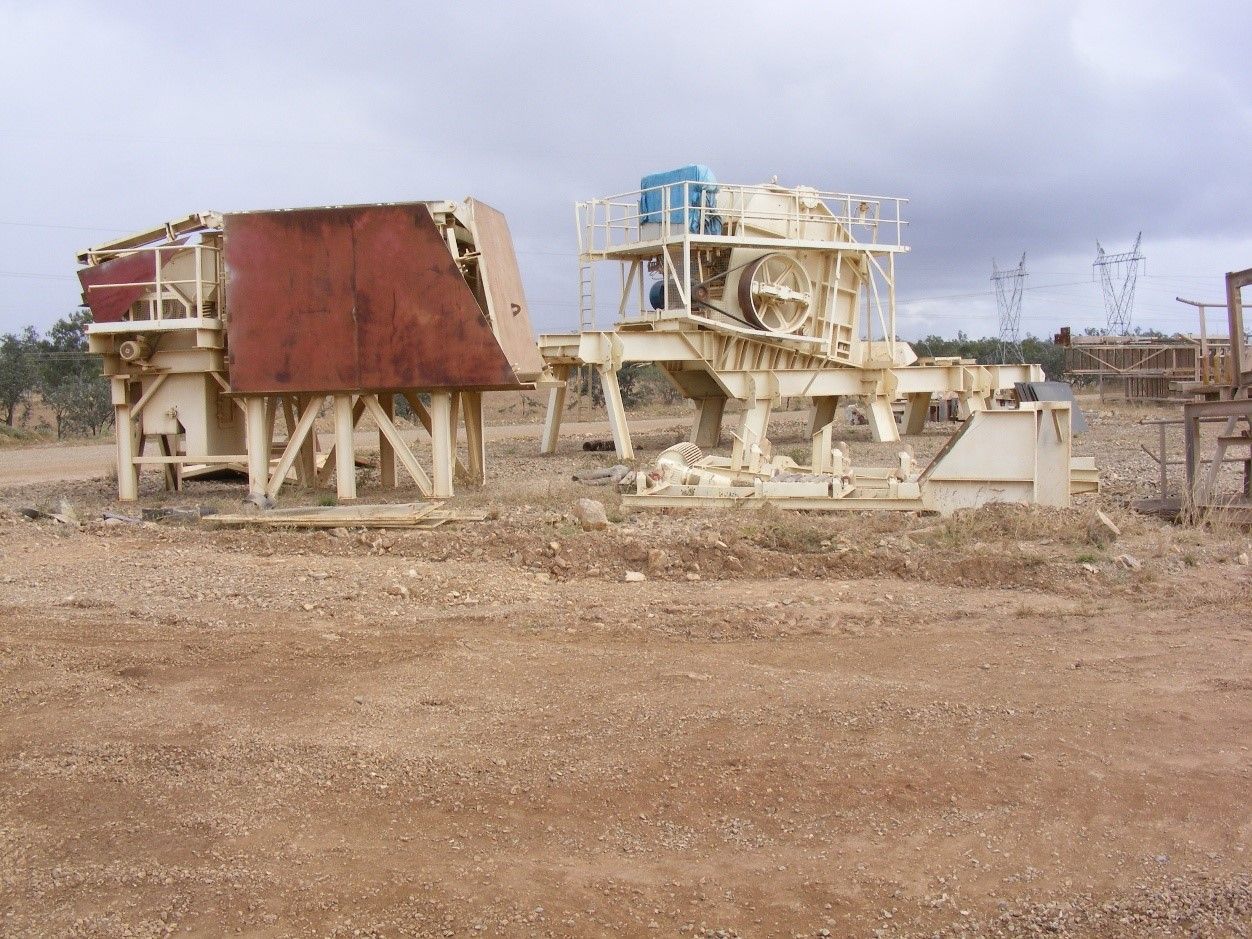 Dump Truck is Being Loaded With Rocks in a Quarry — W Wall & Sons in Nebo, QLD