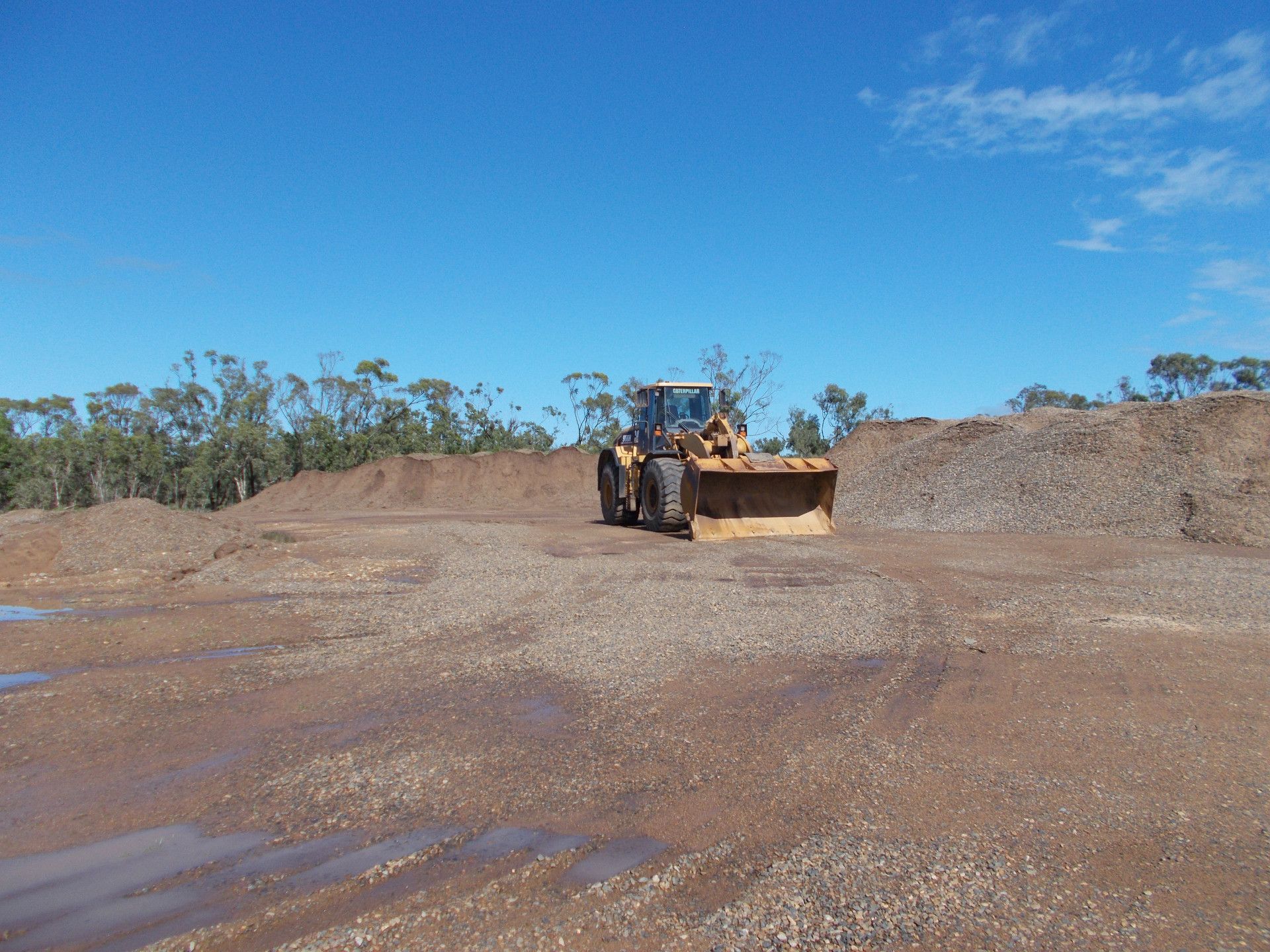 A Pile Of Gravel Is Sitting On The Ground — W Wall & Sons in Nebo, QLD