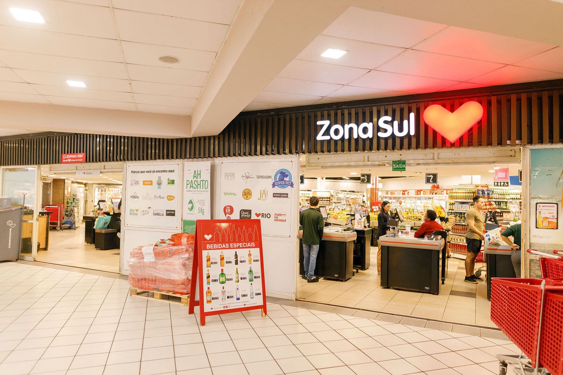 supermercado zona sul no shopping piratas com acesso direto pelo mares suites by angra beach