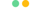 Smiling graphic with two colorful circles