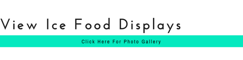 Ice Food Displays webpage header with turquoise bar and “Click Here For Photo Gallery” text