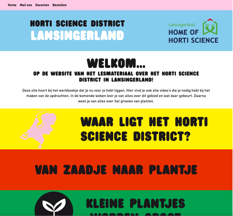 Naar de website