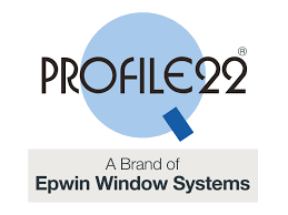 Profile 22 logo for UPVC products.