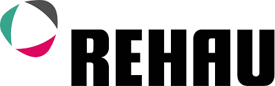 Rehau logo for UPVC products.