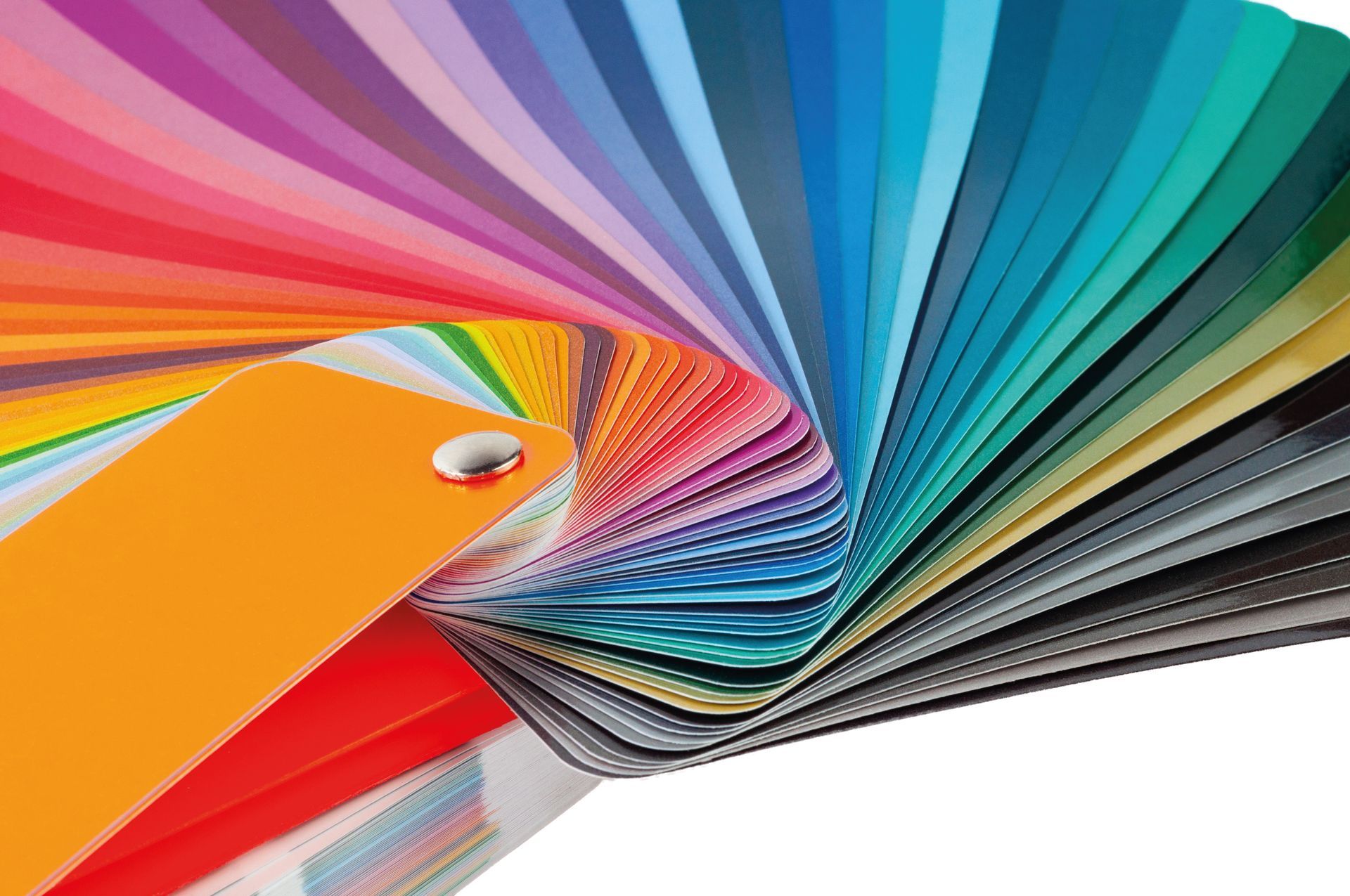 Examples of the colour range.