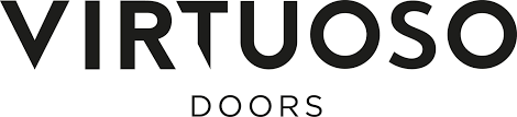 Virtuoso logo for composite doors.