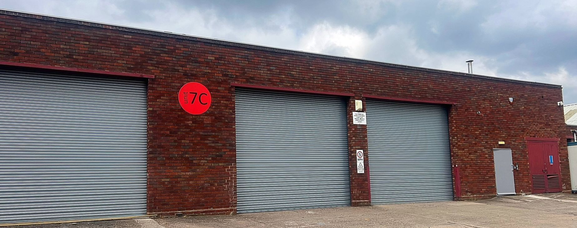 Shows image of our Trade Entrance at Trilogy Windows premises.