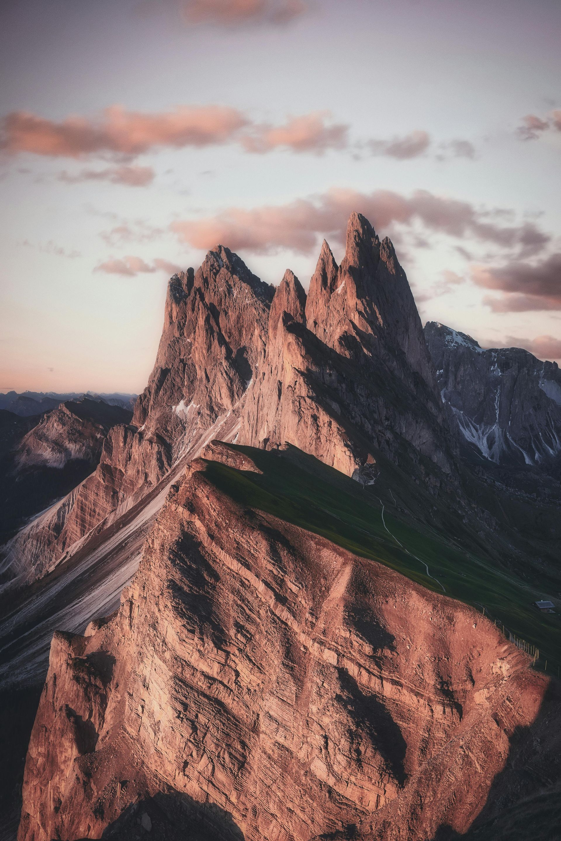An aerial view of a mountain range at sunset - Carmen & Co Consulting Strategic Consulting in Southeast Queensland