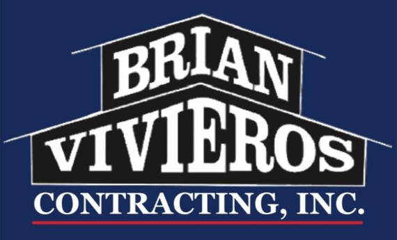 Brian Vivieros Contracting, Inc. logo in white text on a blue background