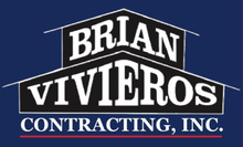 Brian Vivieros Contracting, Inc. logo in white text on a blue background