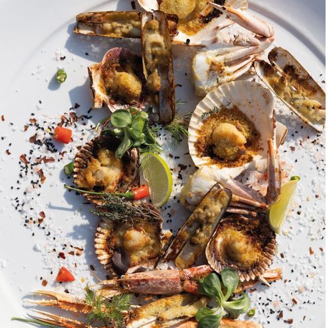 ristorante di pesce sul lago di Garda