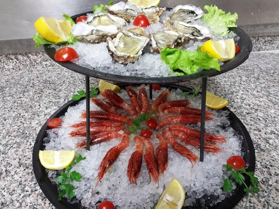 cruditè di pesce sul lago di garda