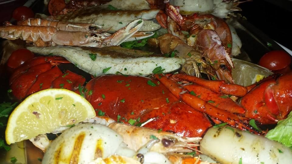 cruditè di mare sul lago di garda
