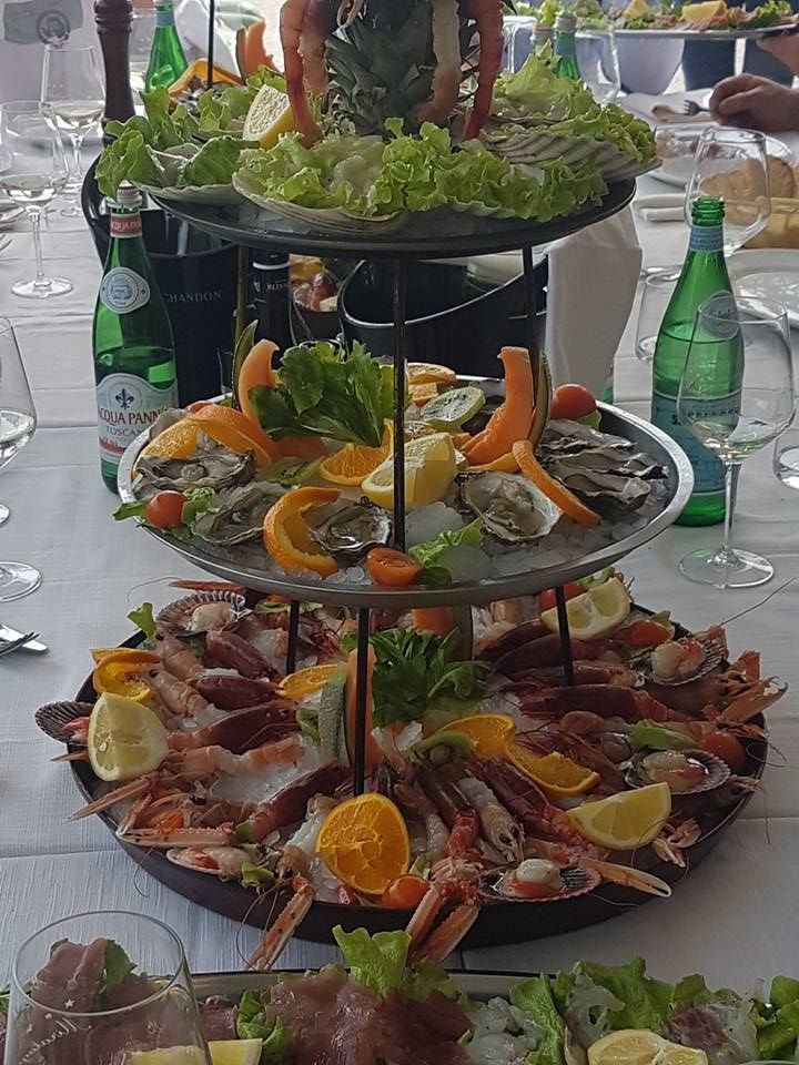menù di mare sul garda