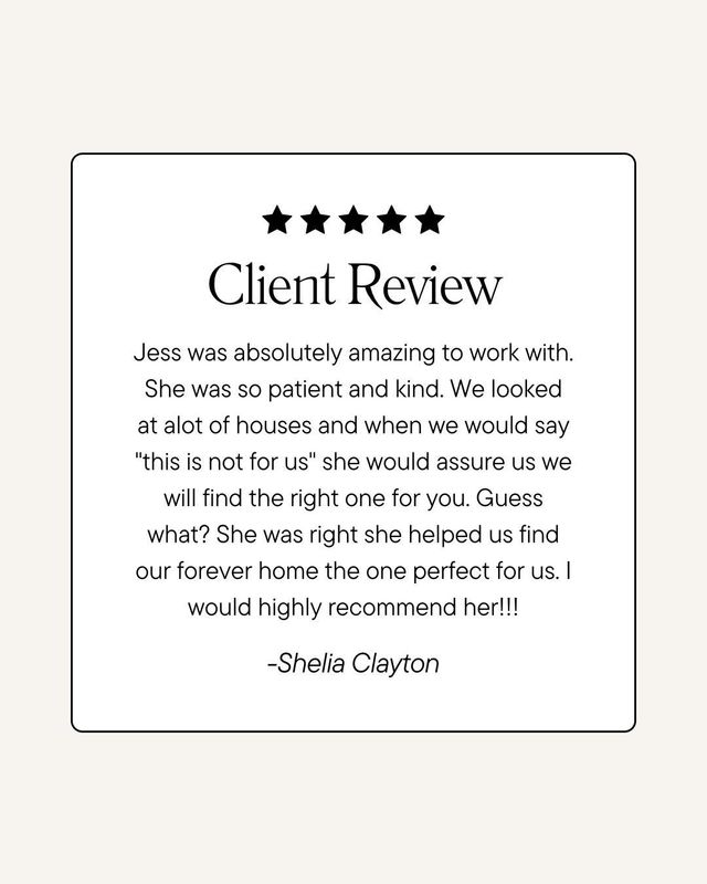 Photo image with text for client review
