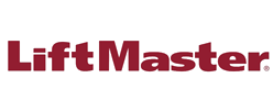 LiftMaster logo in red text on a white background