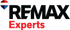RE/MAX Experts logo in black and red with a small red, white, and blue balloon icon