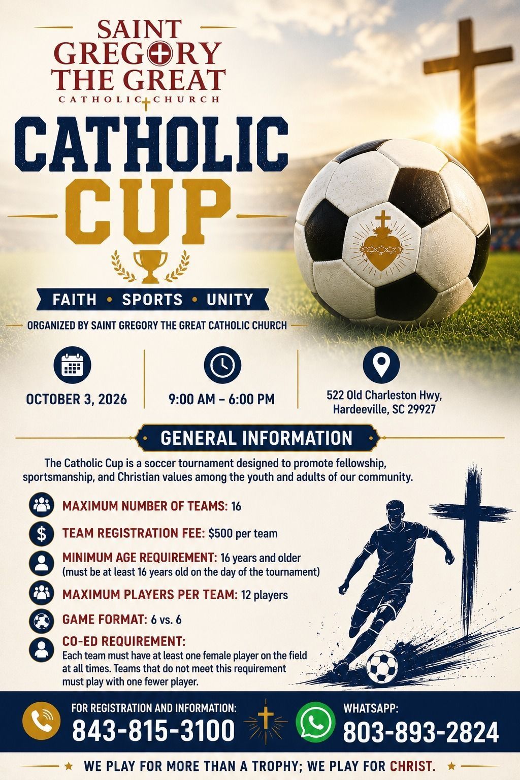 St. Gregory the Great Catholic Cup